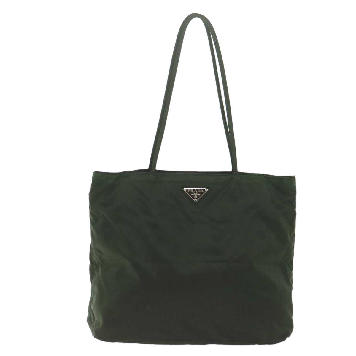 PRADA Shoulder Bag Nylon Khaki 63894
