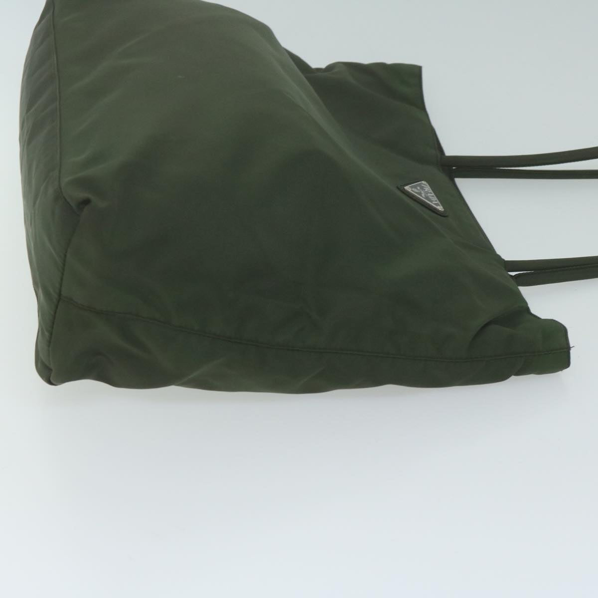 PRADA Shoulder Bag Nylon Khaki 63894