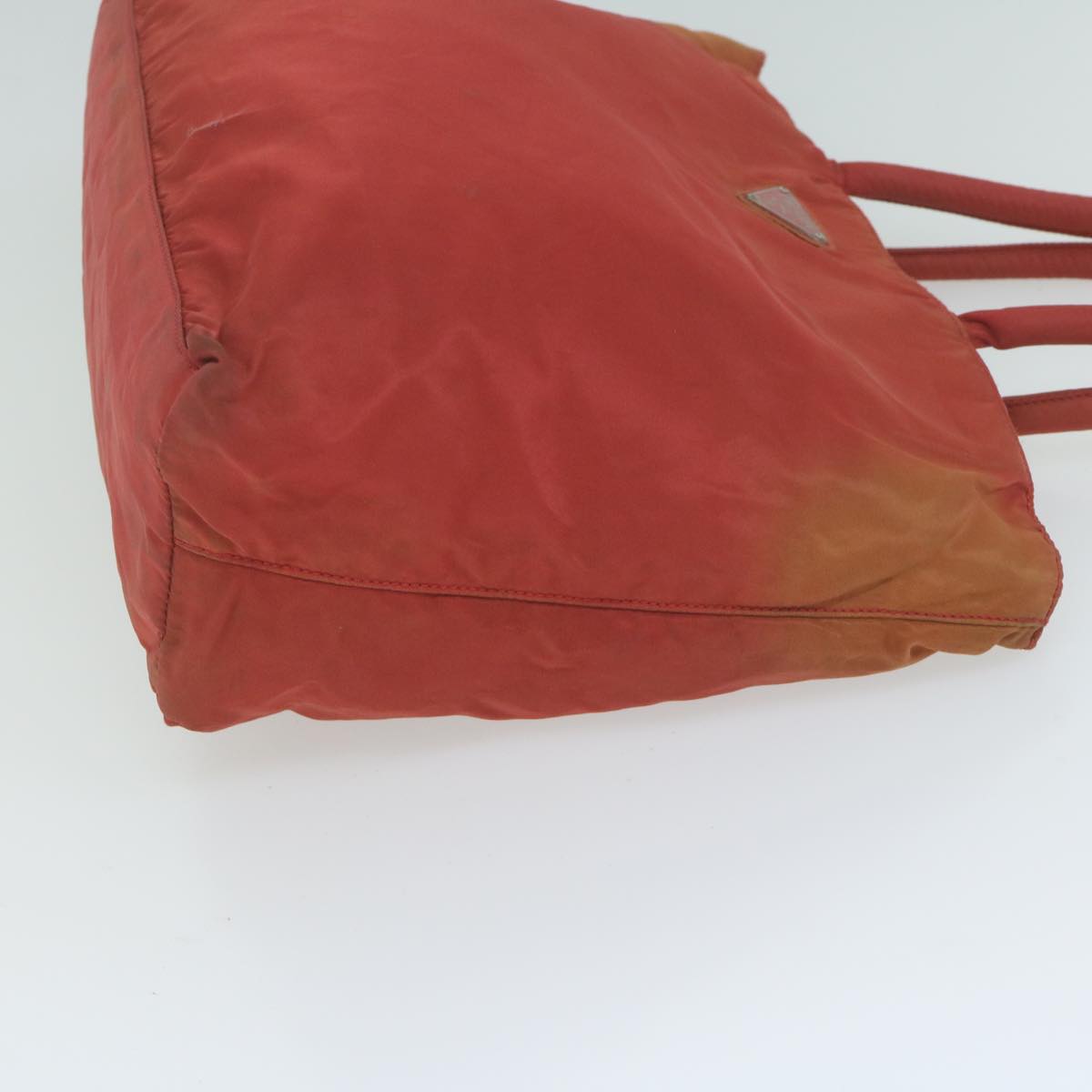 PRADA Hand Bag Nylon Red 63900