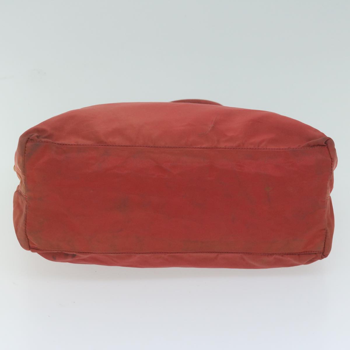 PRADA Hand Bag Nylon Red 63900