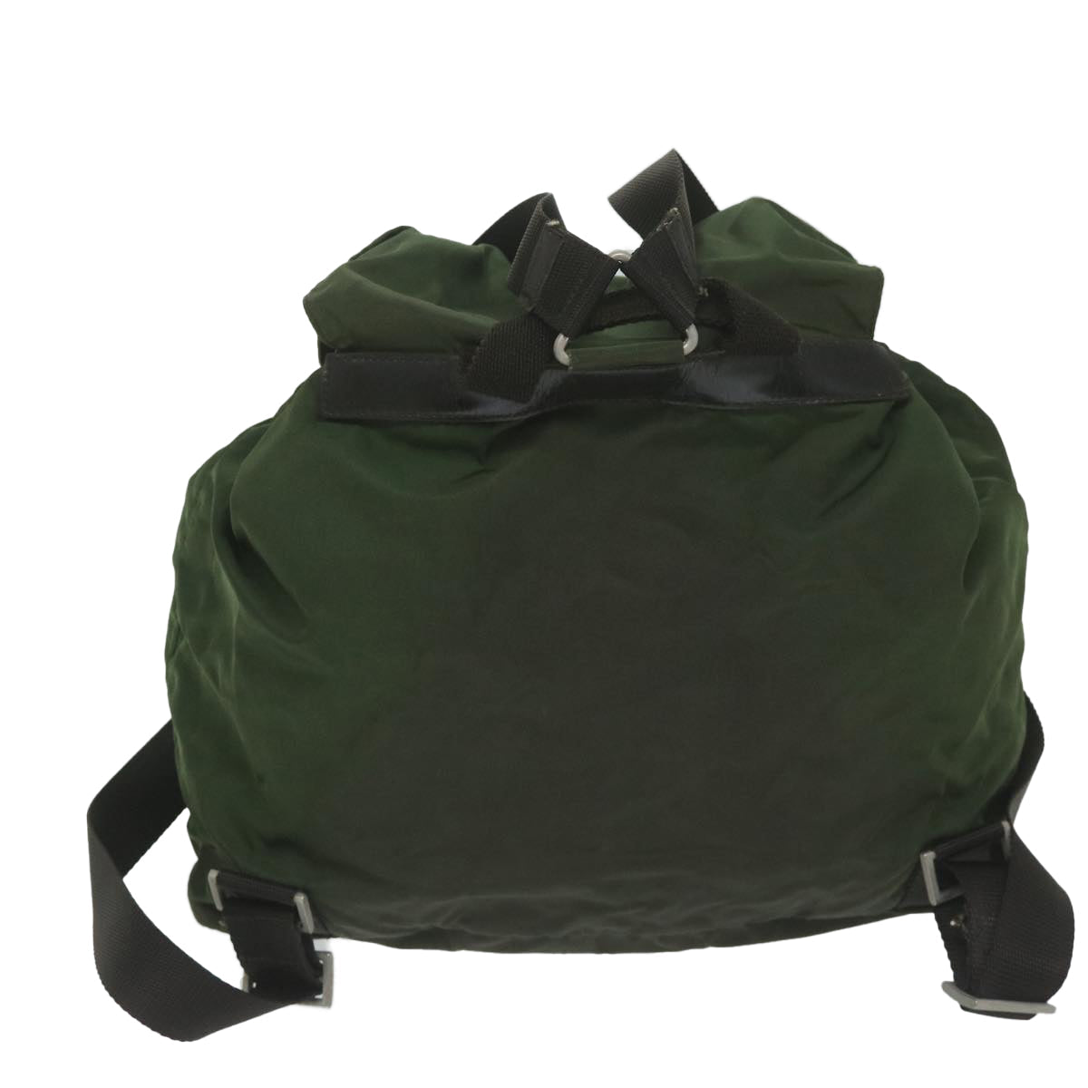 PRADA Backpack Nylon Khaki 63976
