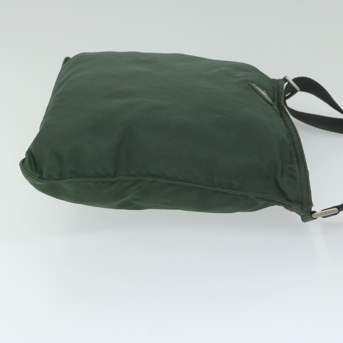 PRADA Shoulder Bag Nylon Green 63977