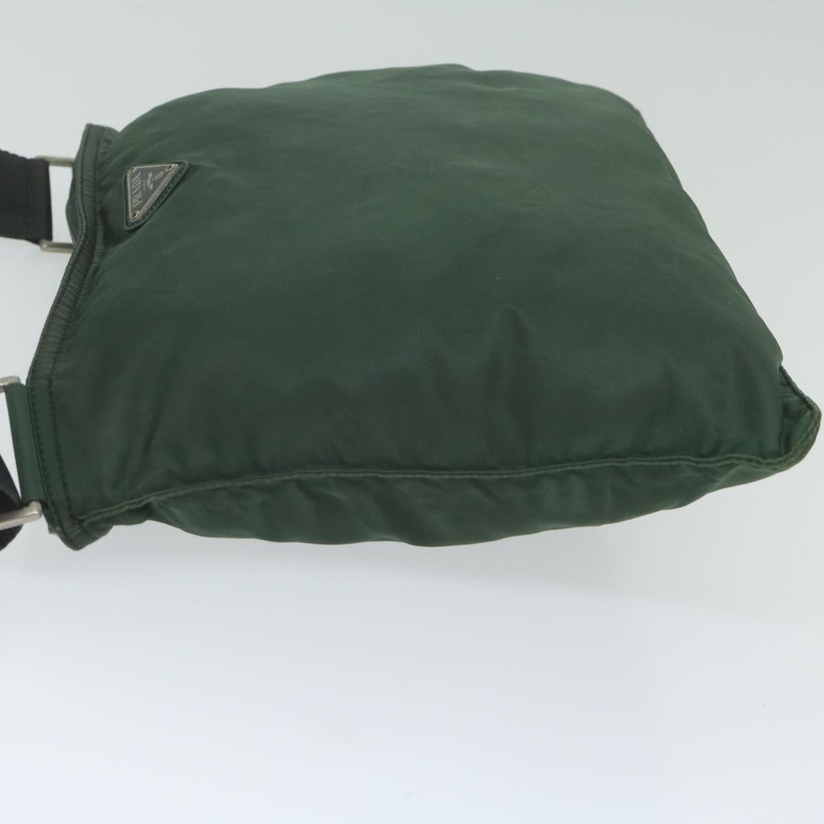 PRADA Shoulder Bag Nylon Green 63977