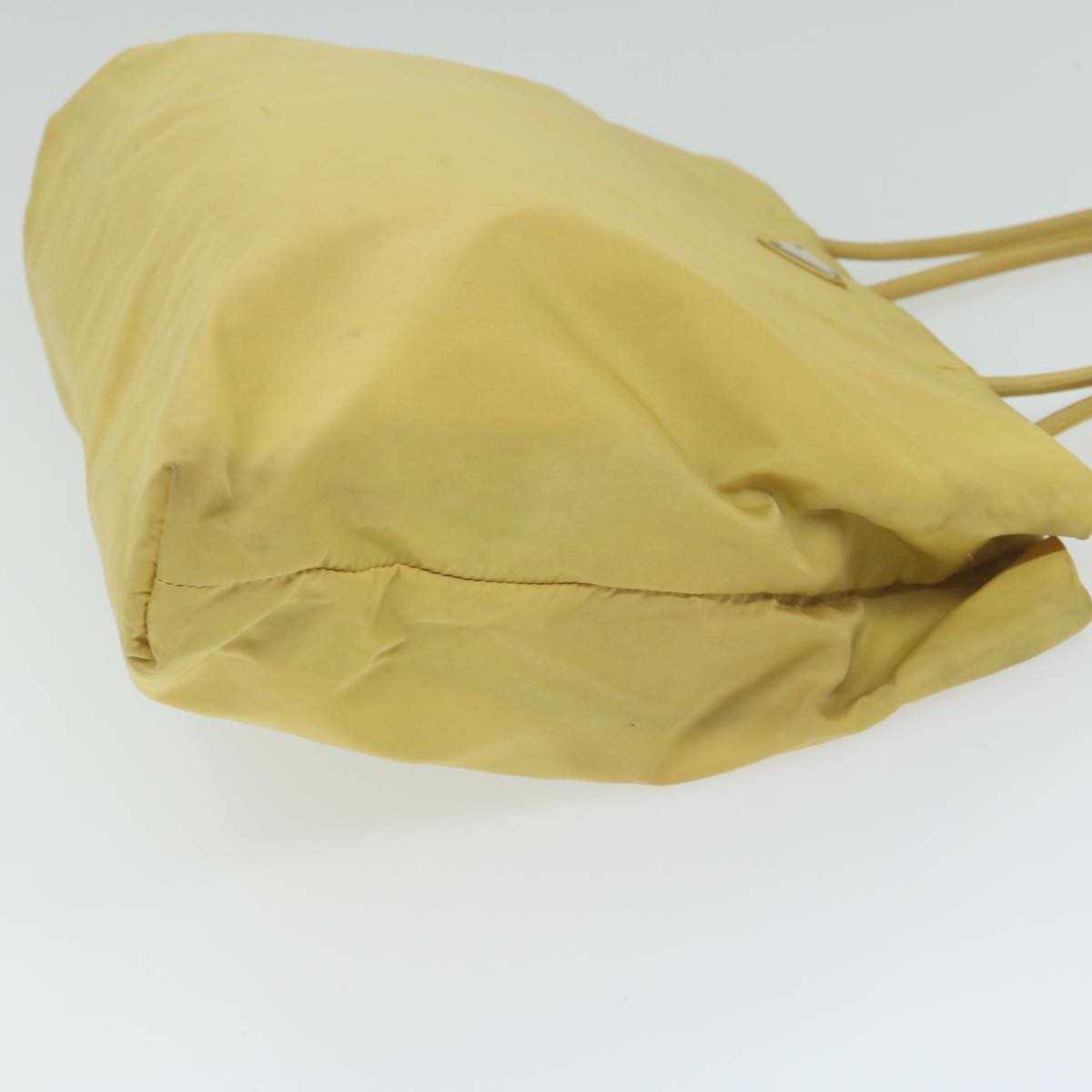PRADA Tote Bag Nylon Yellow 63980