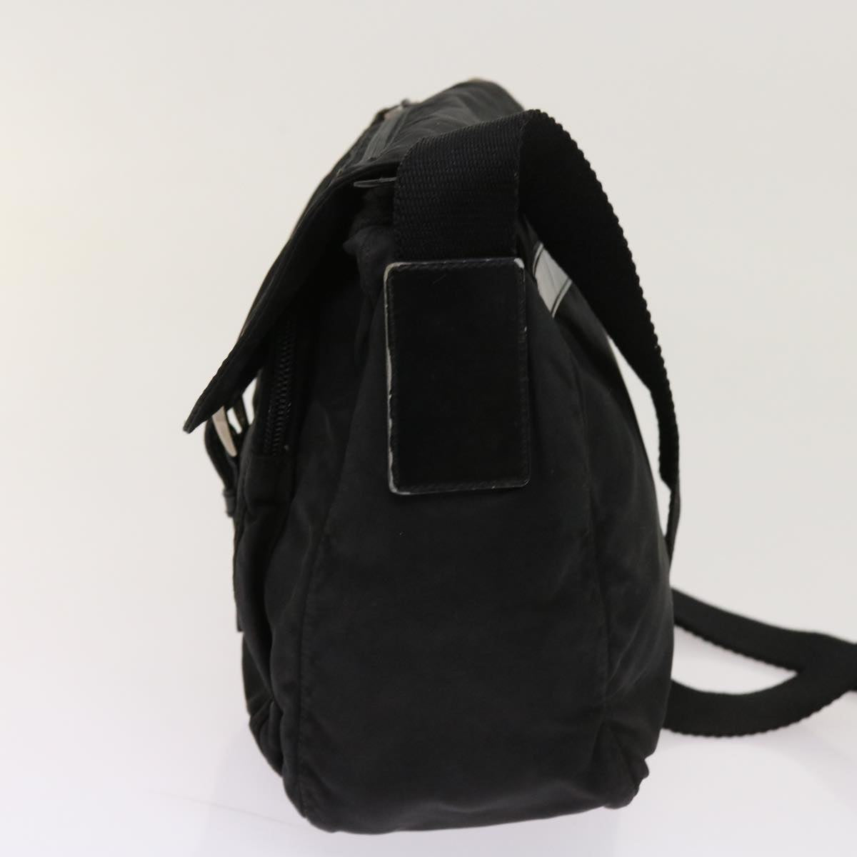 PRADA Shoulder Bag Nylon Black 64011