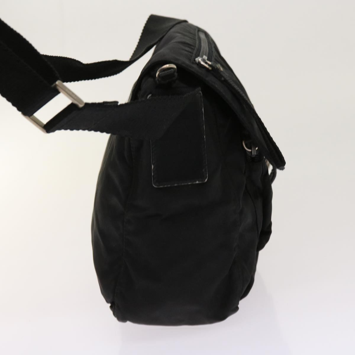 PRADA Shoulder Bag Nylon Black 64011