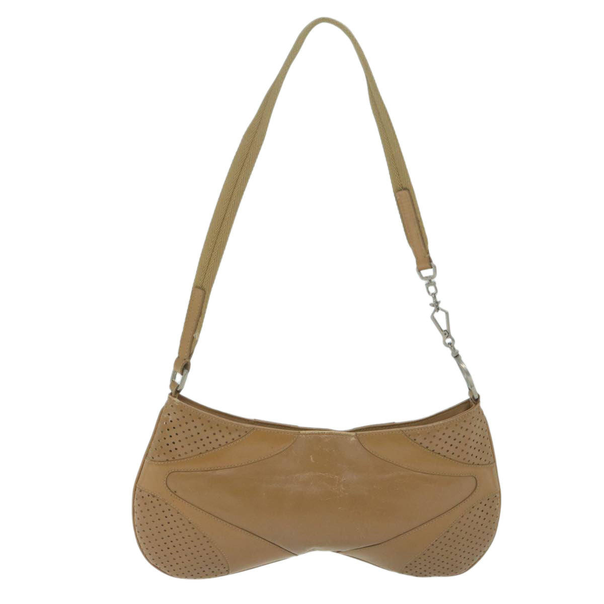 PRADA Shoulder Bag Leather Brown 64047