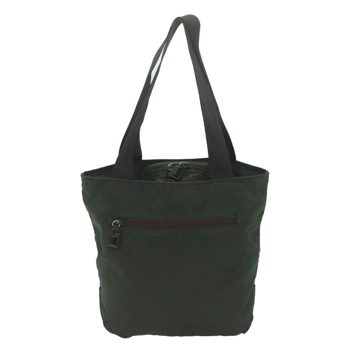 PRADA Tote Bag Nylon Khaki 64119