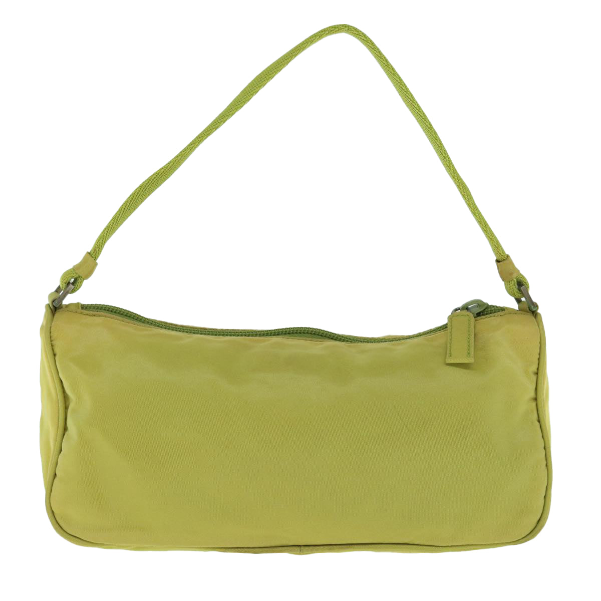 PRADA Accessory Pouch Nylon Yellow 64133