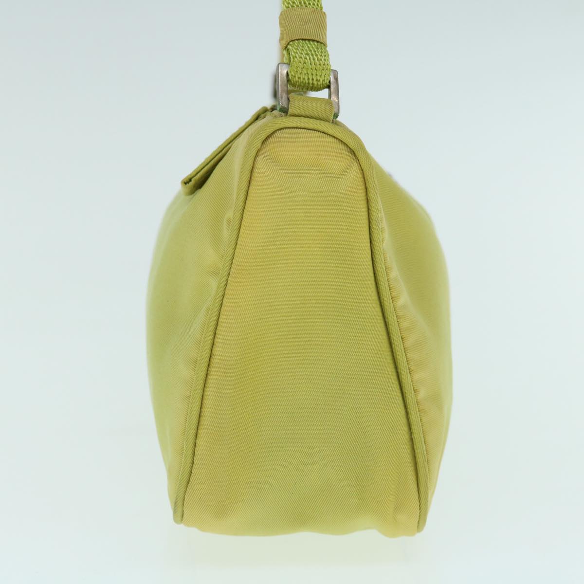 PRADA Accessory Pouch Nylon Yellow 64133