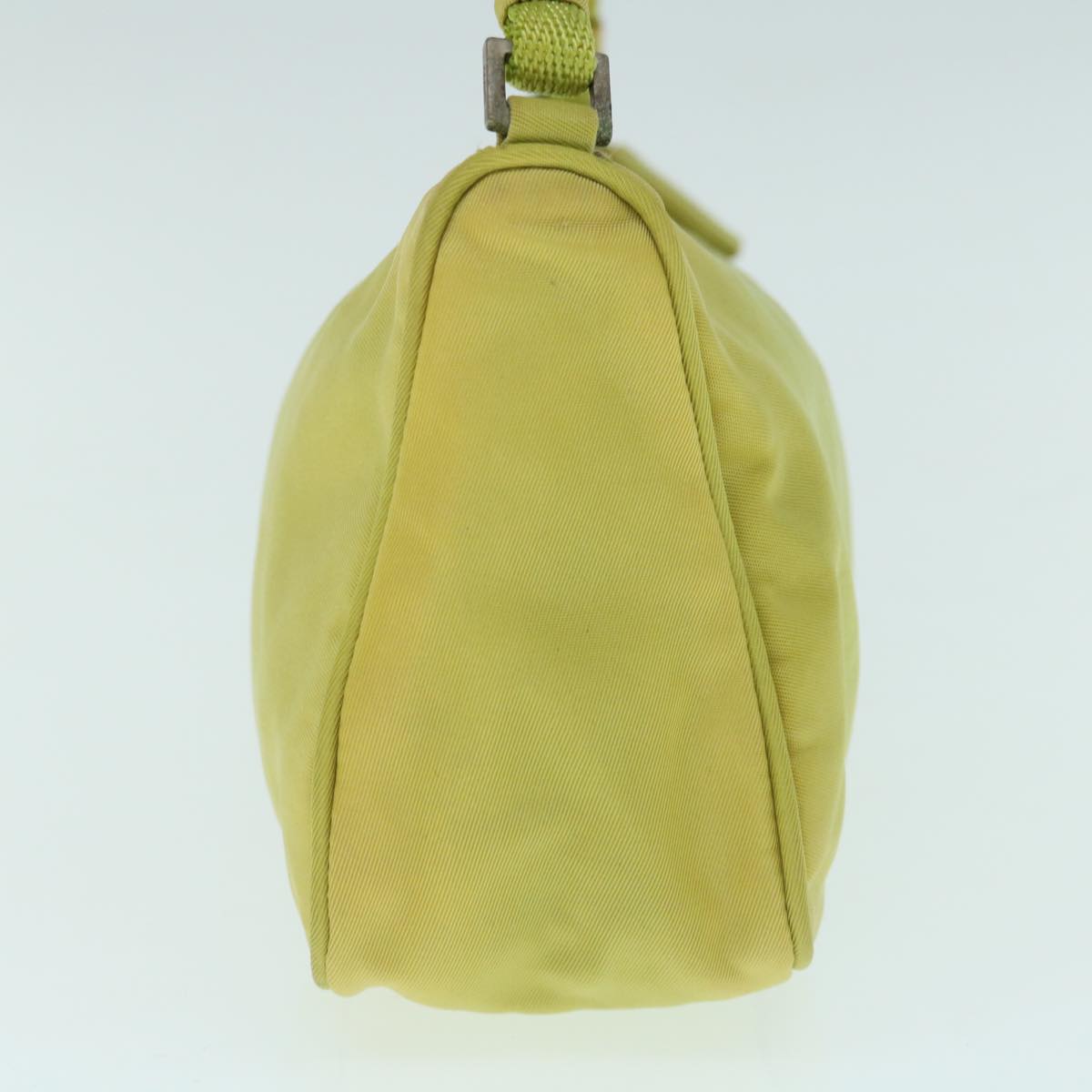 PRADA Accessory Pouch Nylon Yellow 64133