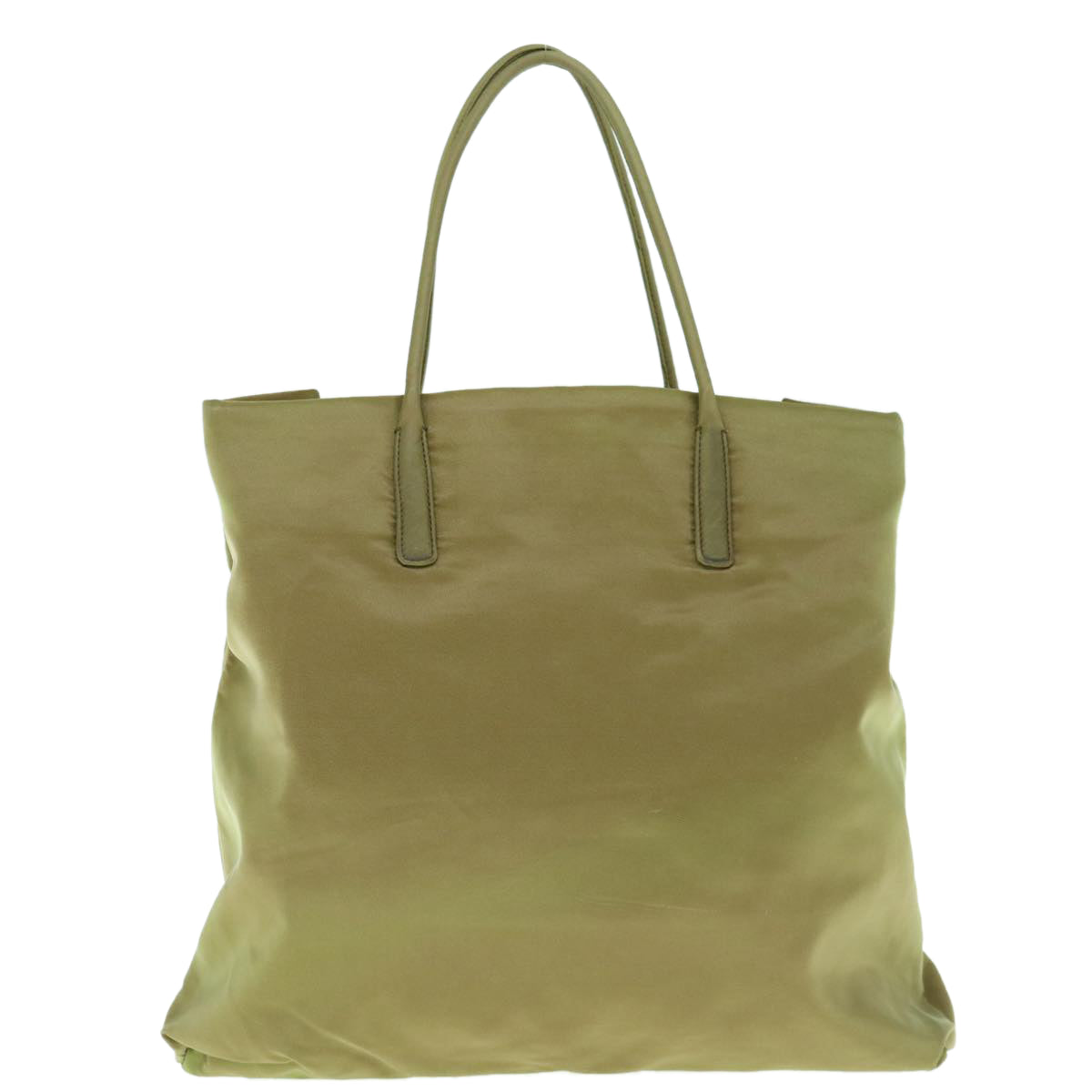 PRADA Tote Bag Nylon Khaki 64272