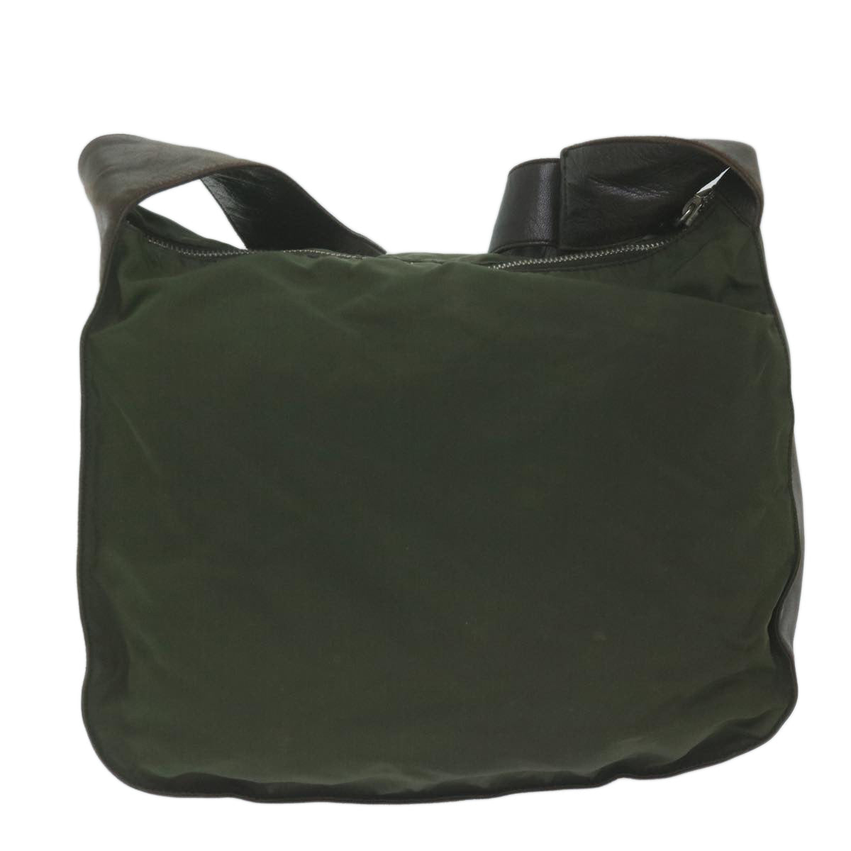 PRADA Shoulder Bag Nylon Khaki 64273