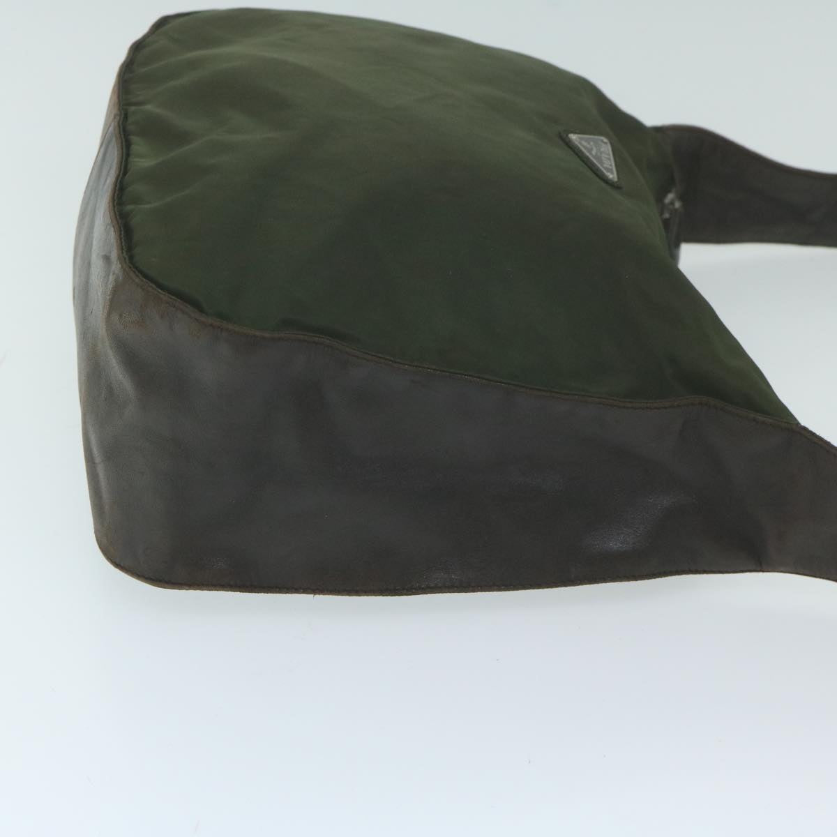 PRADA Shoulder Bag Nylon Khaki 64273