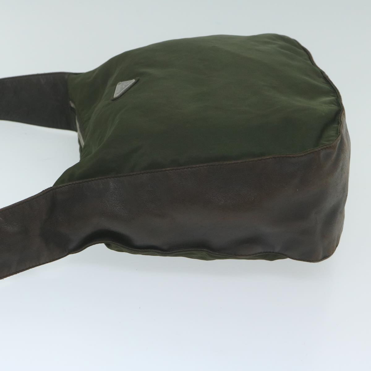 PRADA Shoulder Bag Nylon Khaki 64273