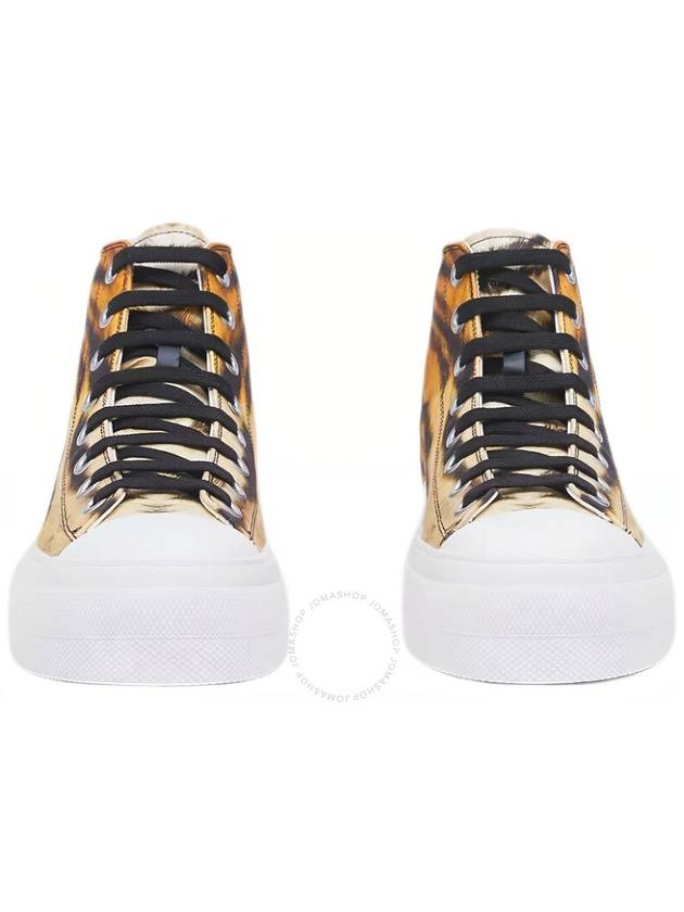Burberry Burberry Ladies Tiger print High top Sneakers Brand Size 35 US Size 5