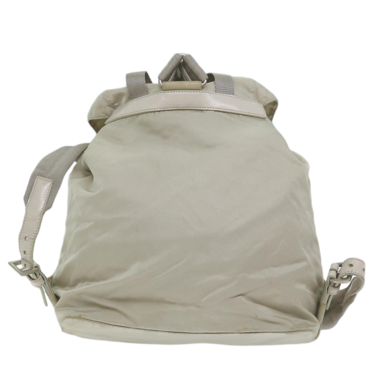 PRADA Backpack Nylon Ivory 64459