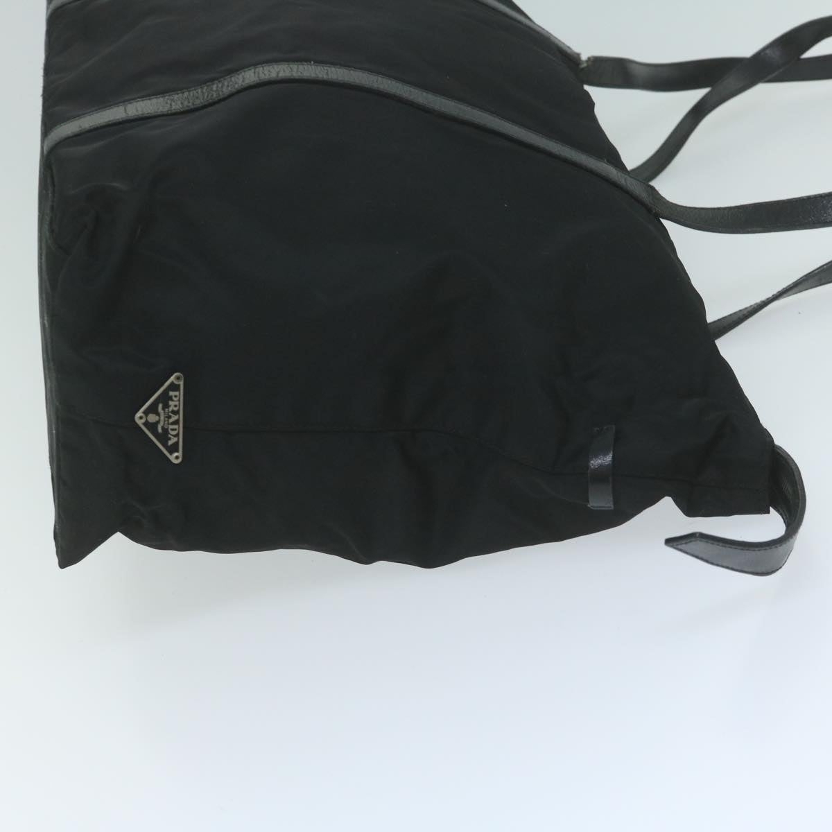 PRADA Tote Bag Nylon Black 64476