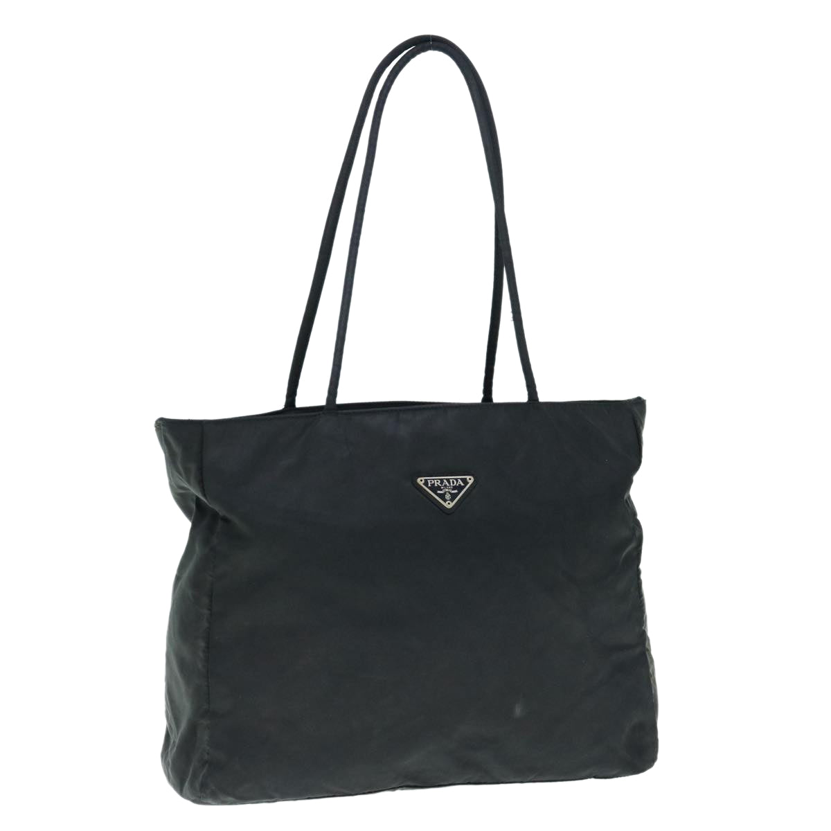 PRADA Tote Bag Nylon Black 64477