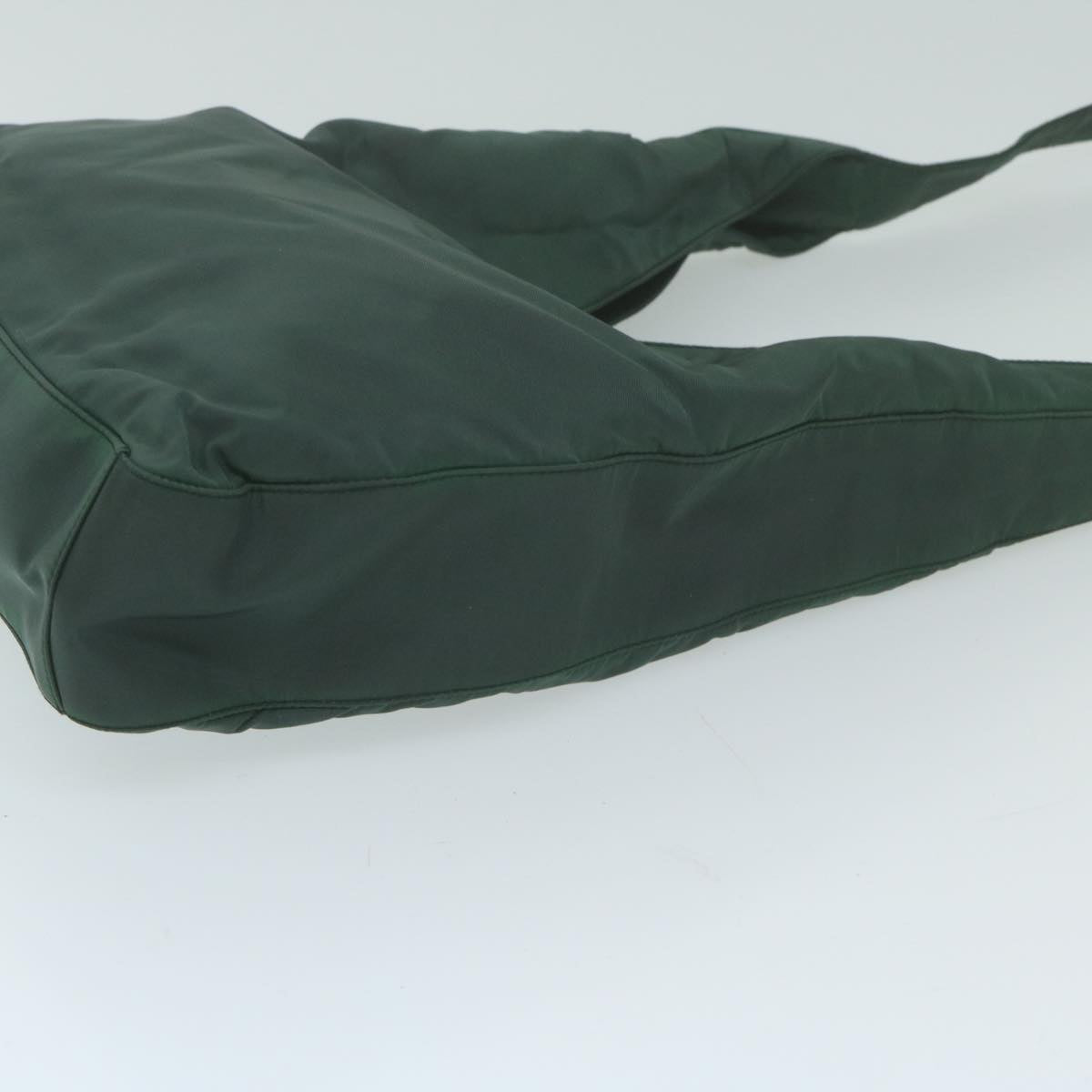 PRADA Shoulder Bag Nylon Green 64479