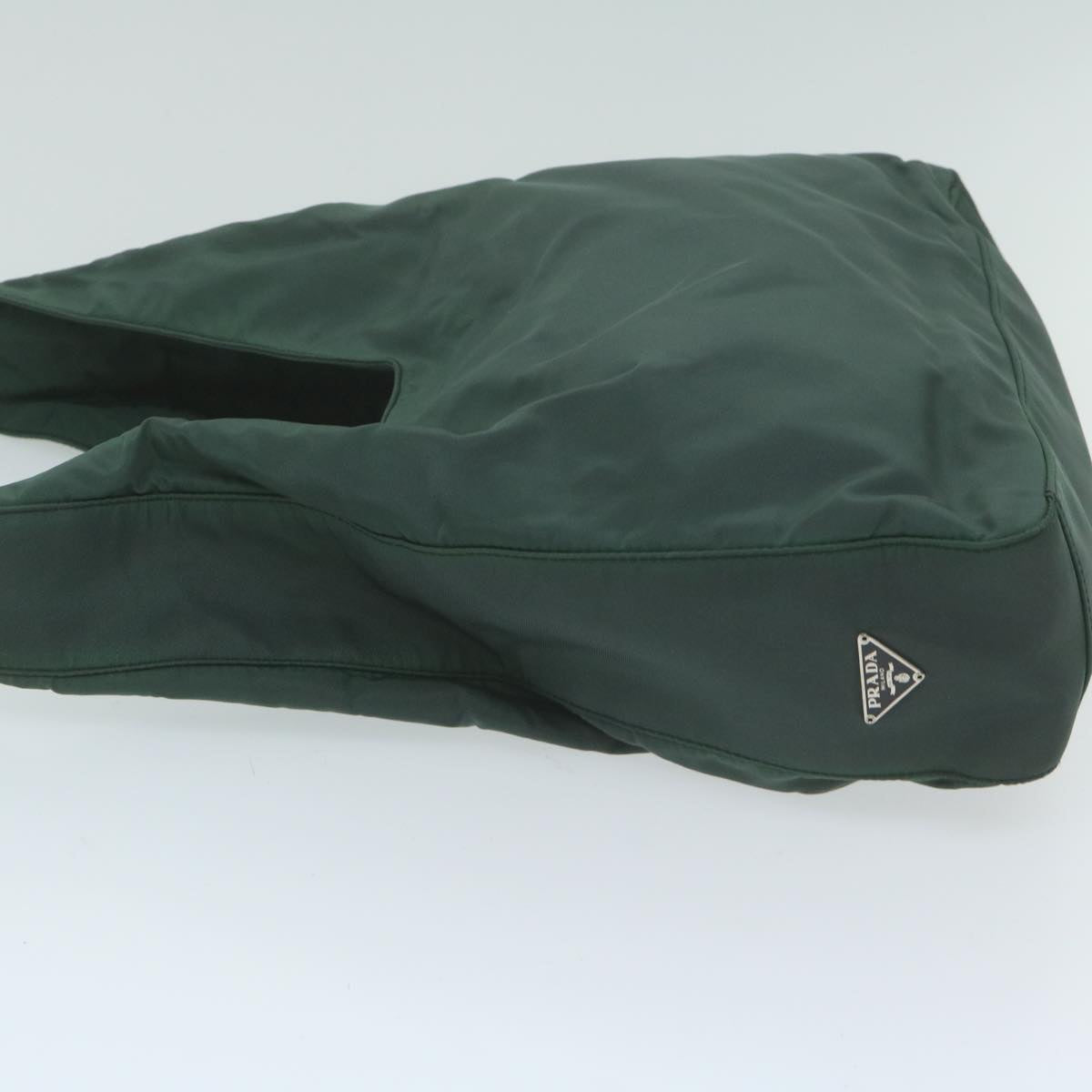 PRADA Shoulder Bag Nylon Green 64479