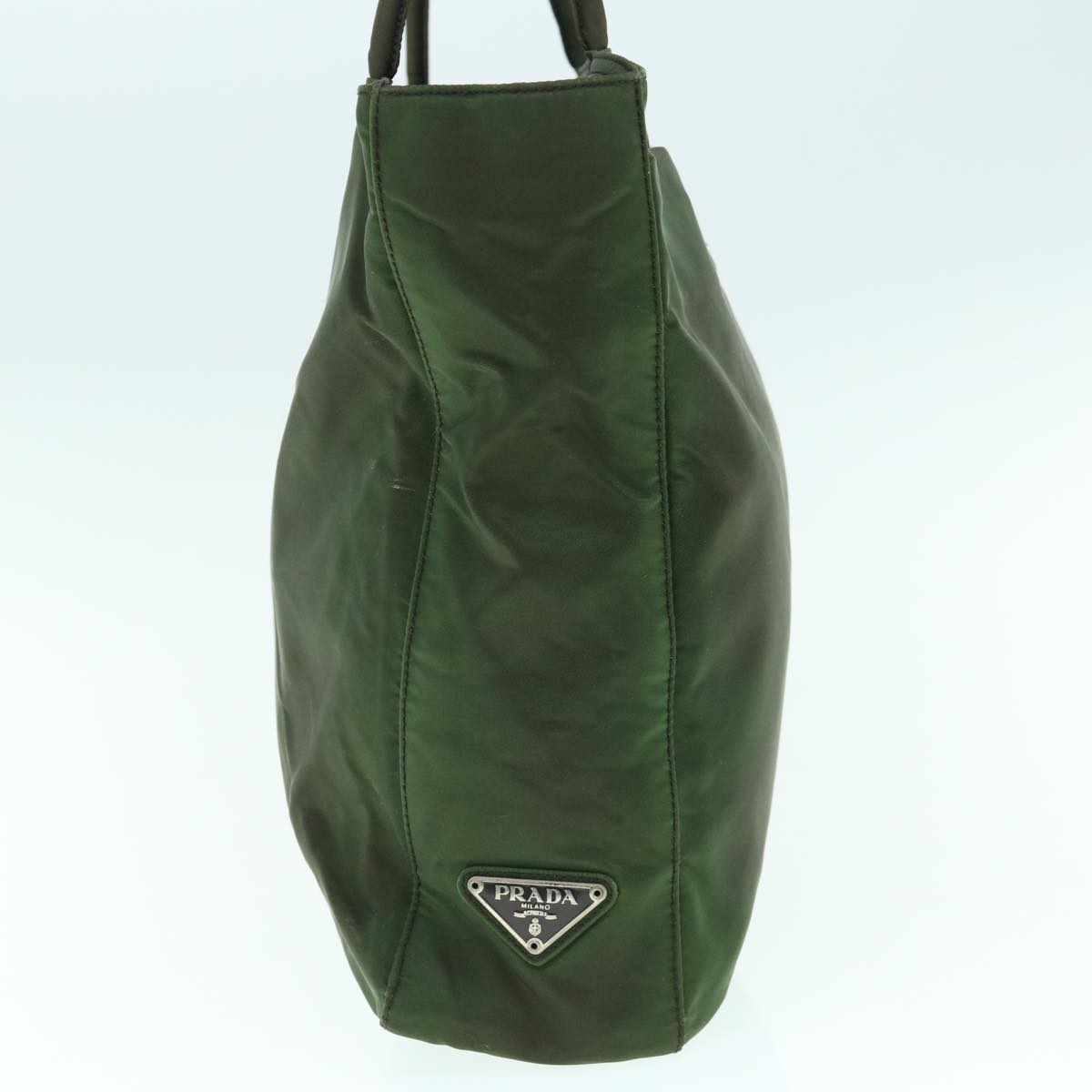 PRADA Tote Bag Nylon Khaki 64482