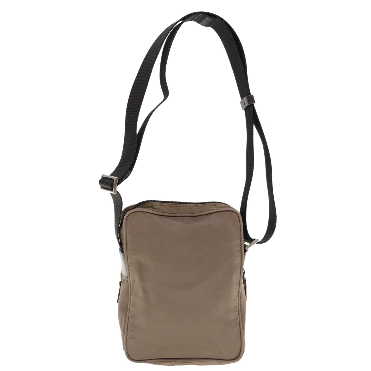 PRADA Shoulder Bag Nylon Brown 64643