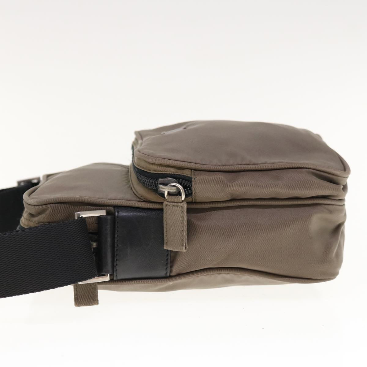PRADA Shoulder Bag Nylon Brown 64643