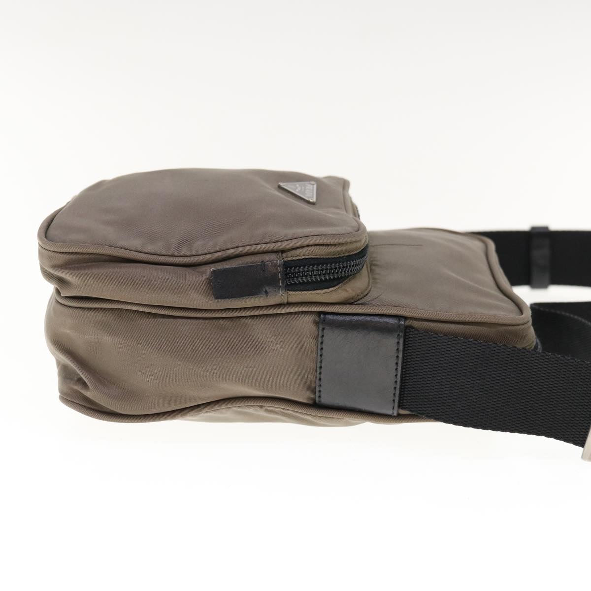 PRADA Shoulder Bag Nylon Brown 64643