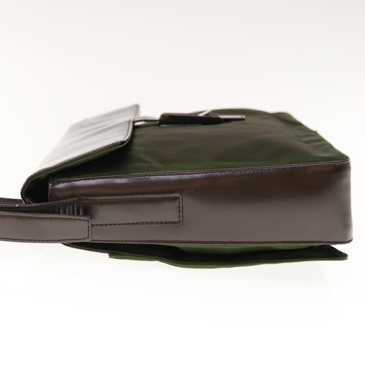 PRADA Shoulder Bag Nylon Khaki 64645