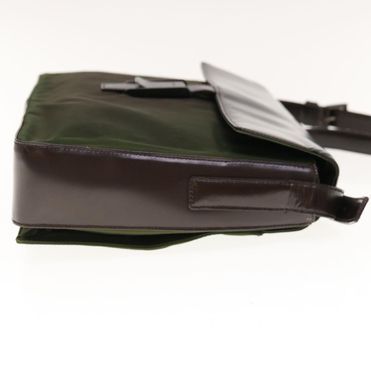 PRADA Shoulder Bag Nylon Khaki 64645