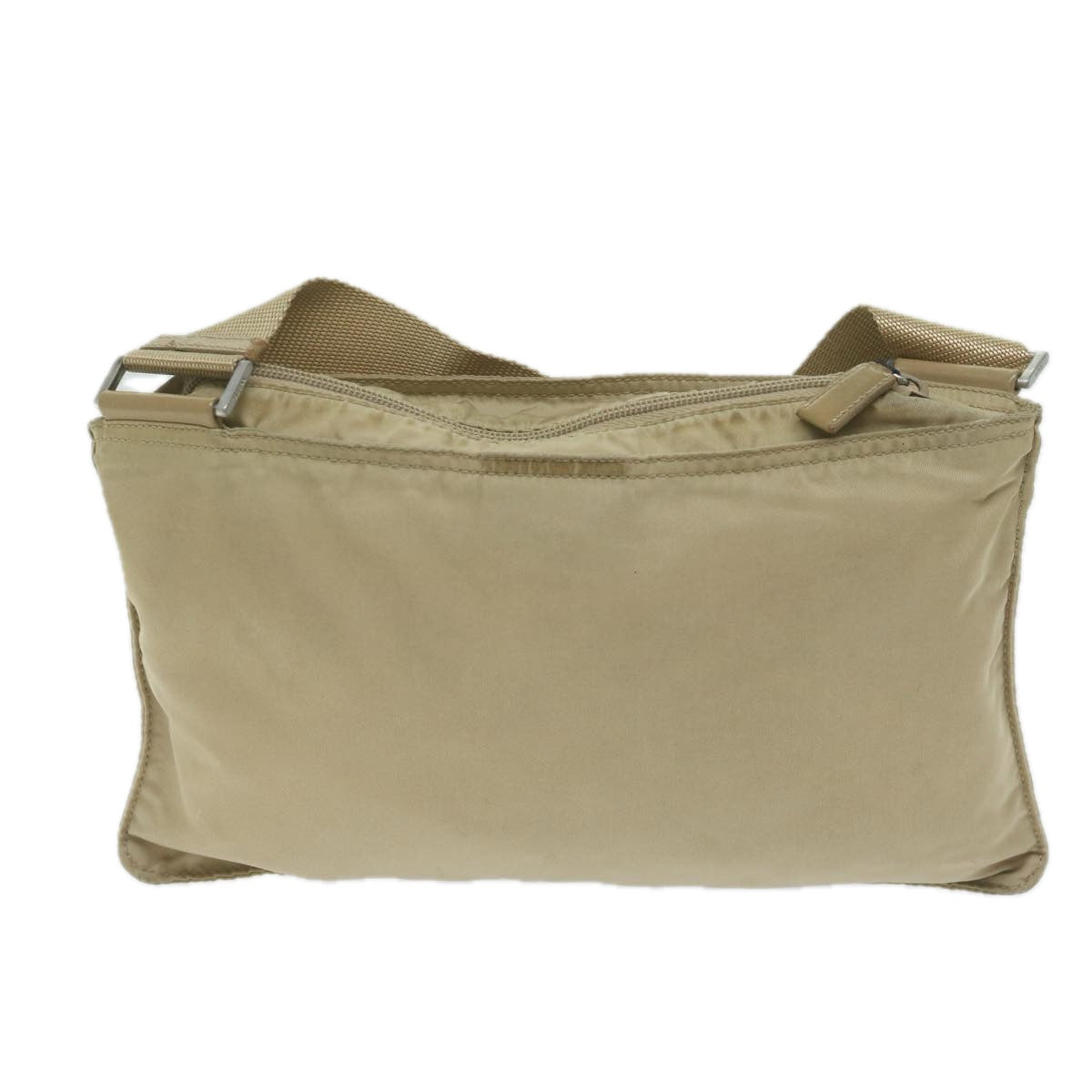 PRADA Shoulder Bag Nylon Beige 64646