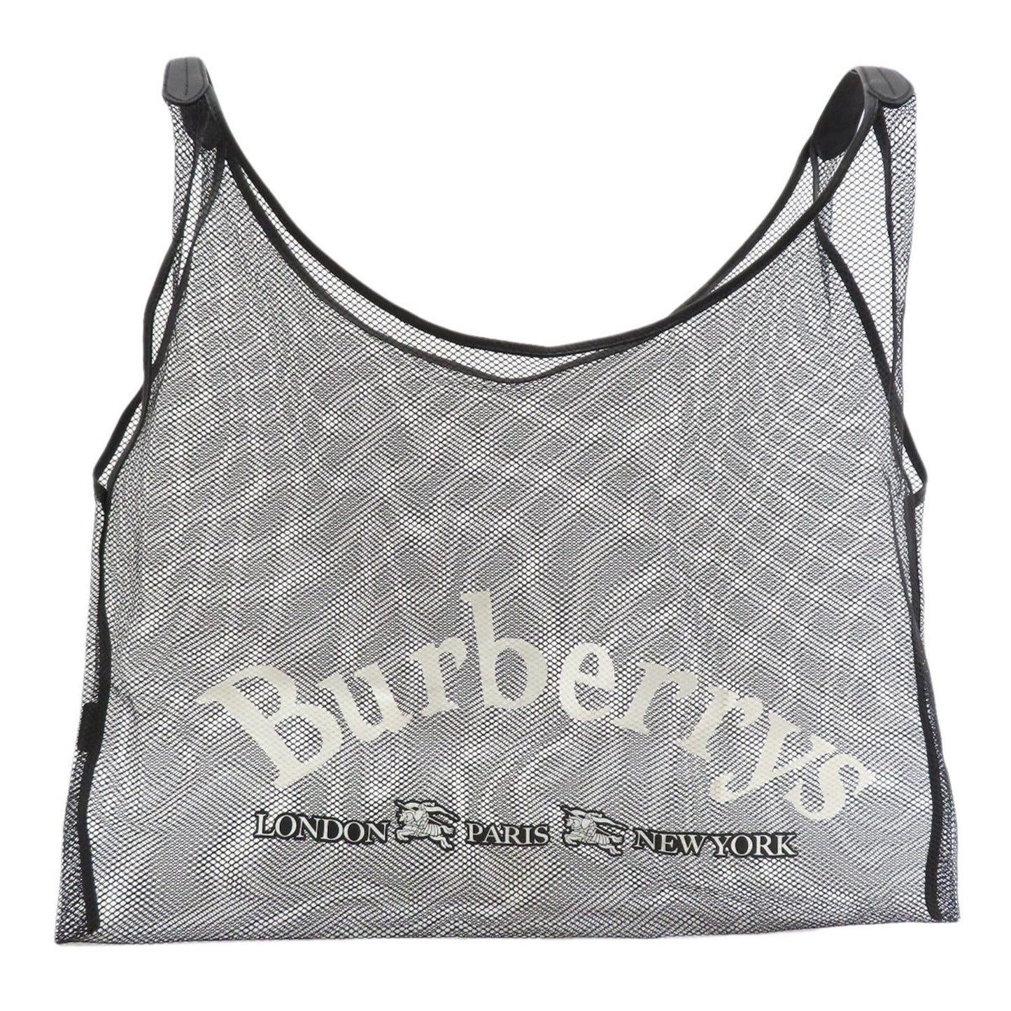 Burberry Polyester Leather Tote Bag ()