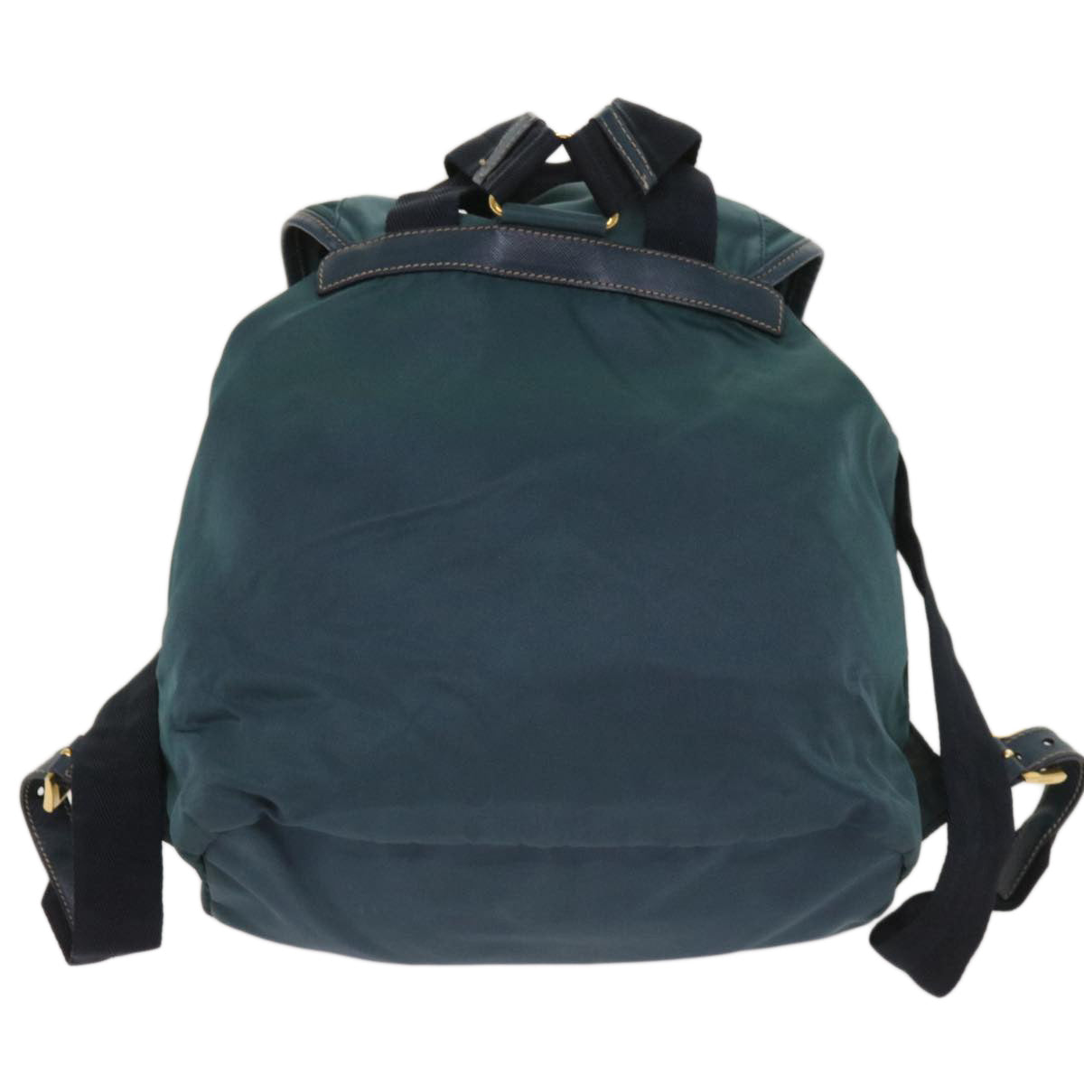 PRADA Backpack Nylon Green 64865