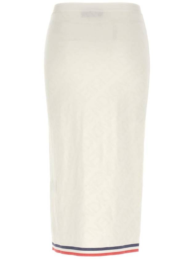 Fendi short skirt FZQ719ANZE F0ZNM WHITE