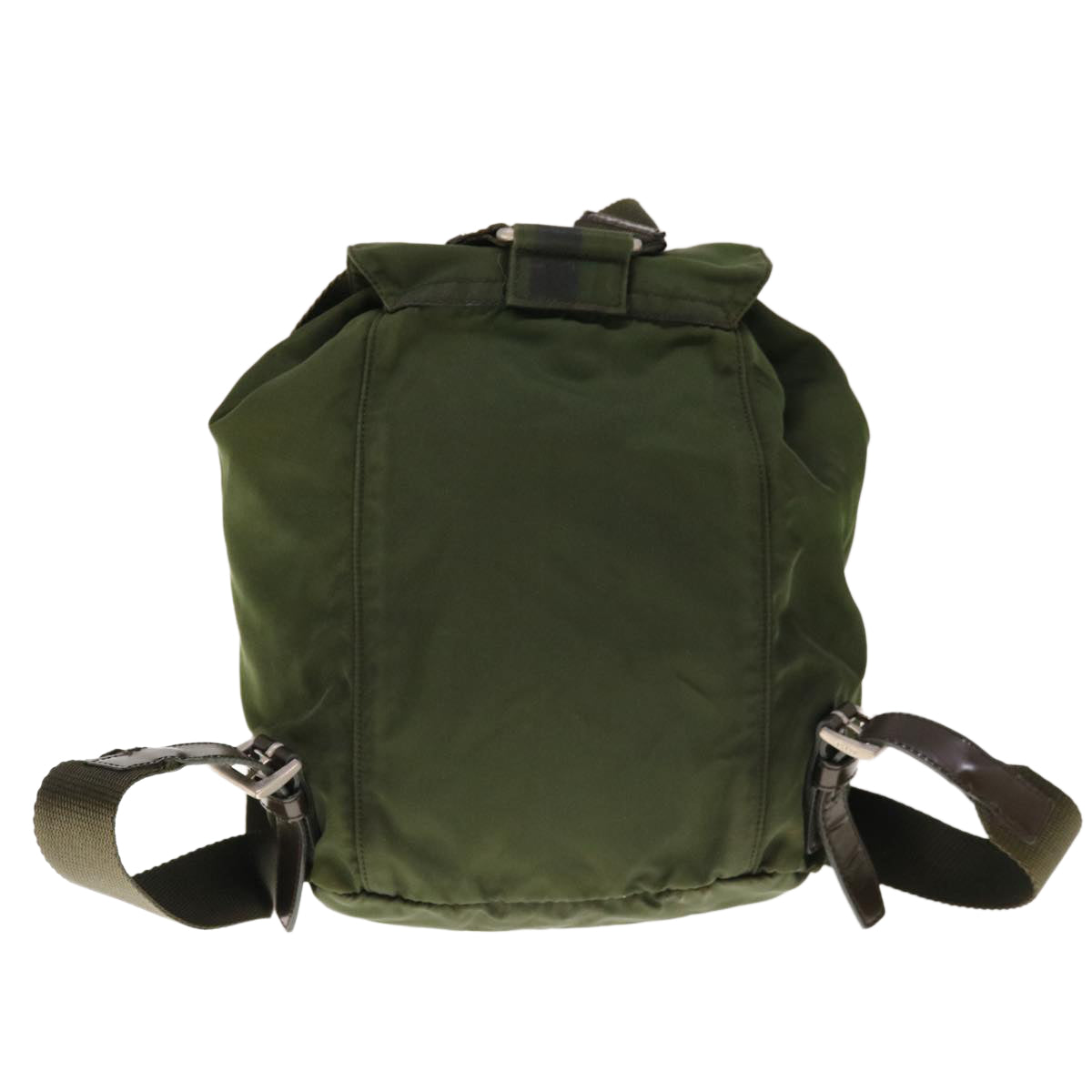 PRADA Backpack Nylon Khaki 65011