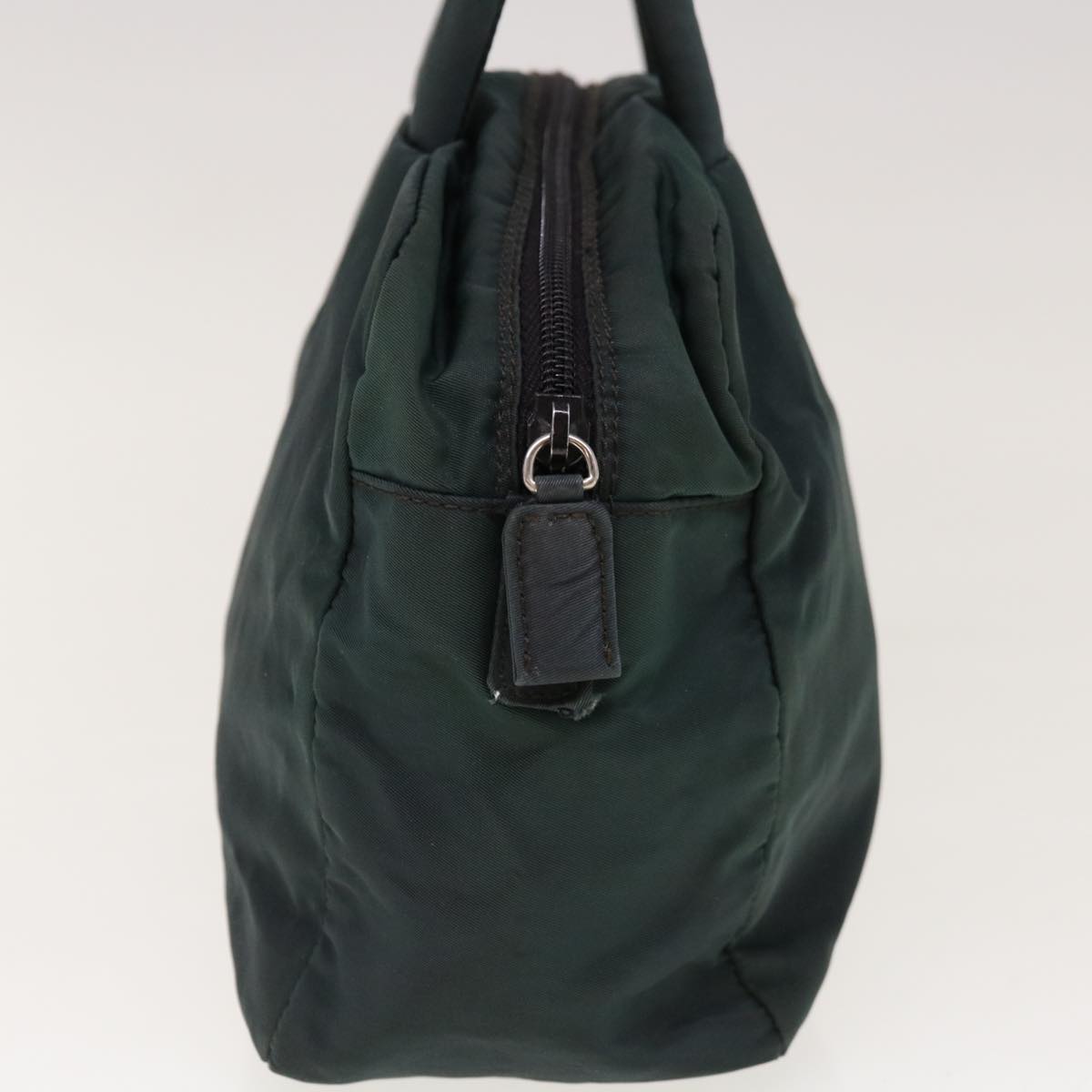 PRADA Hand Bag Nylon Green 65012