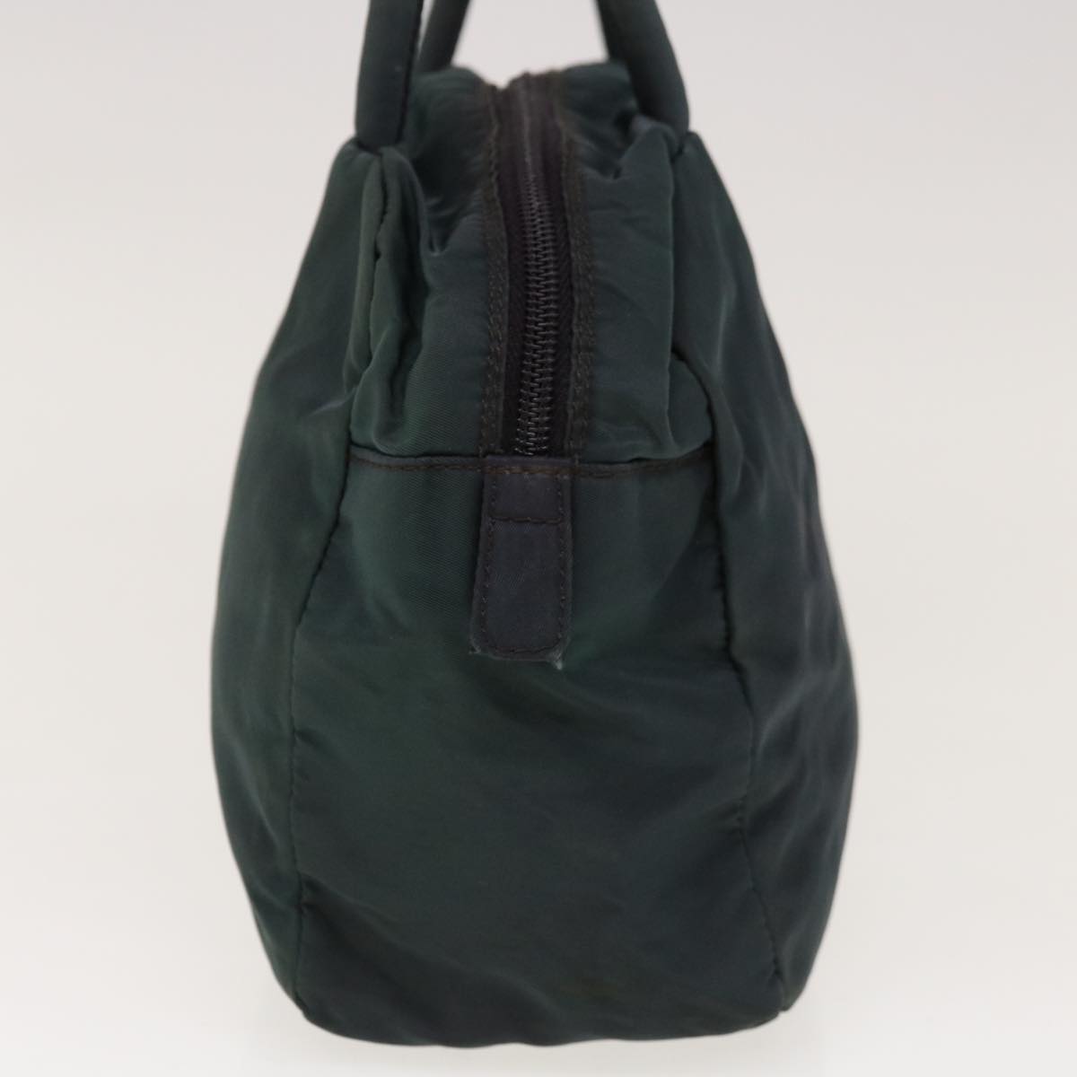 PRADA Hand Bag Nylon Green 65012