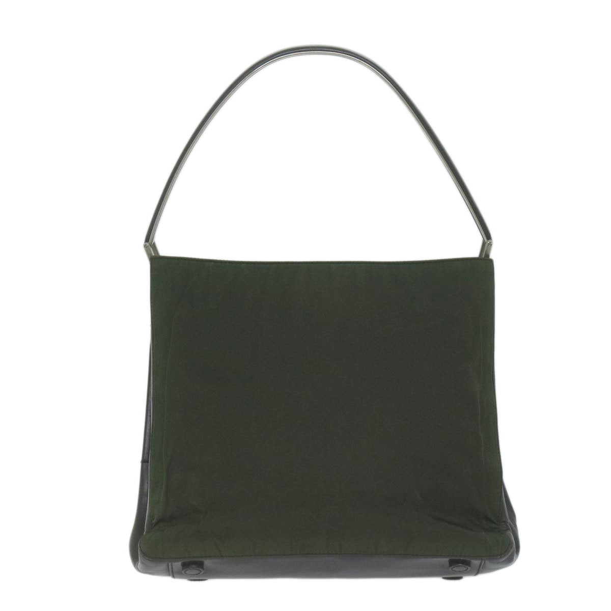 PRADA Hand Bag Nylon Khaki 65079