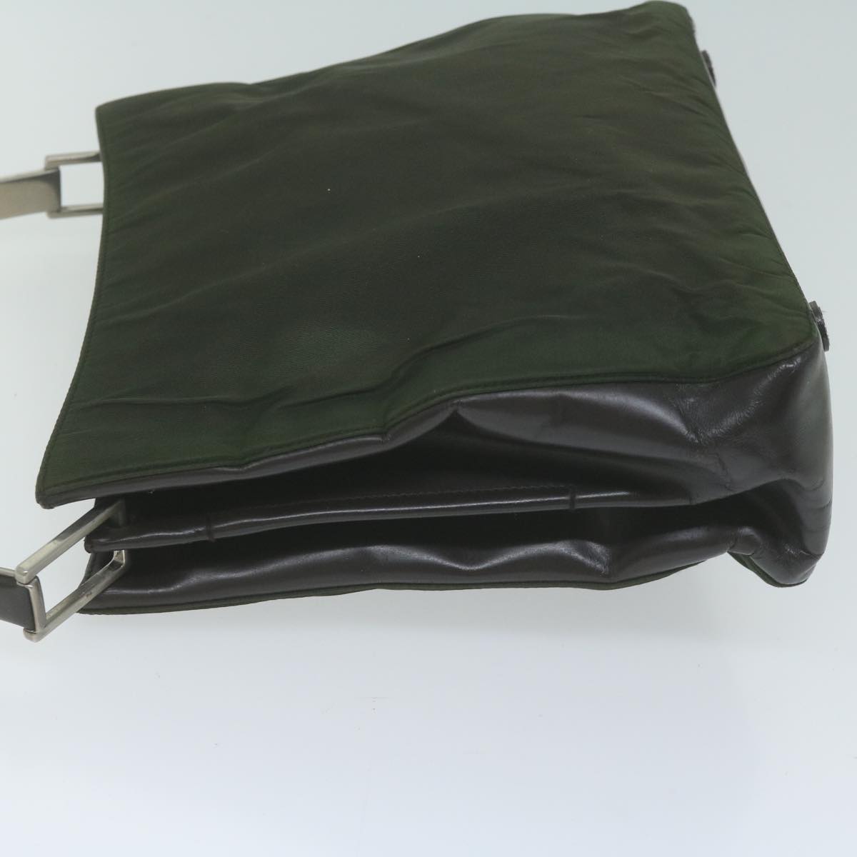 PRADA Hand Bag Nylon Khaki 65079