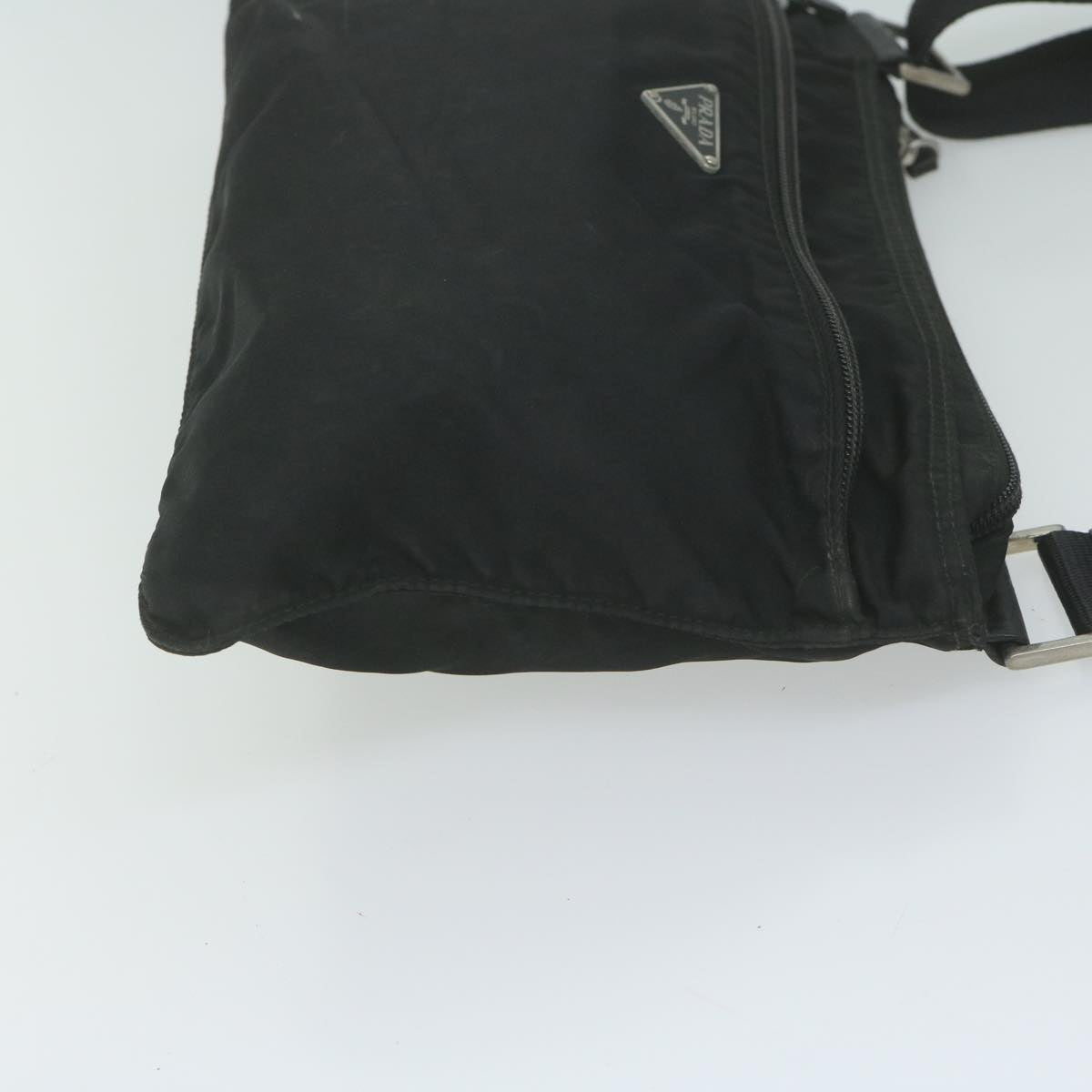 PRADA Shoulder Bag Nylon Black 65081