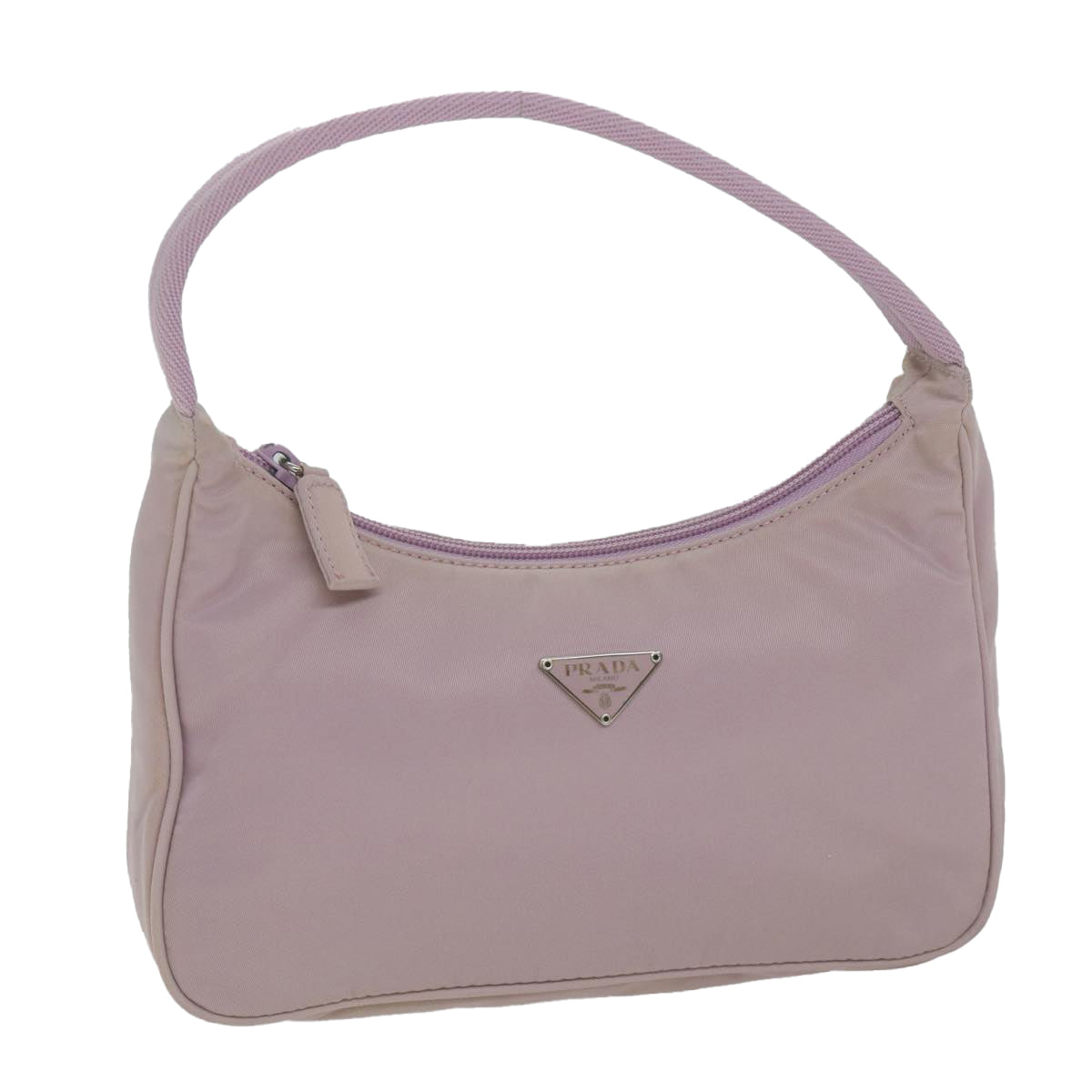 PRADA Hand Bag Nylon Pink 65136