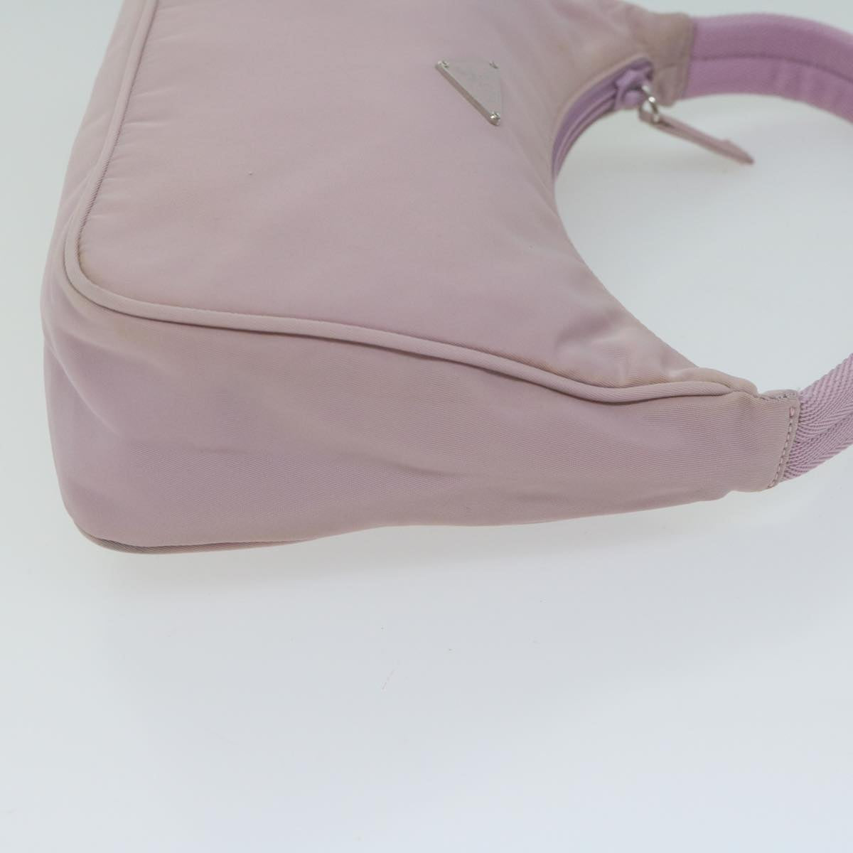 PRADA Hand Bag Nylon Pink 65136