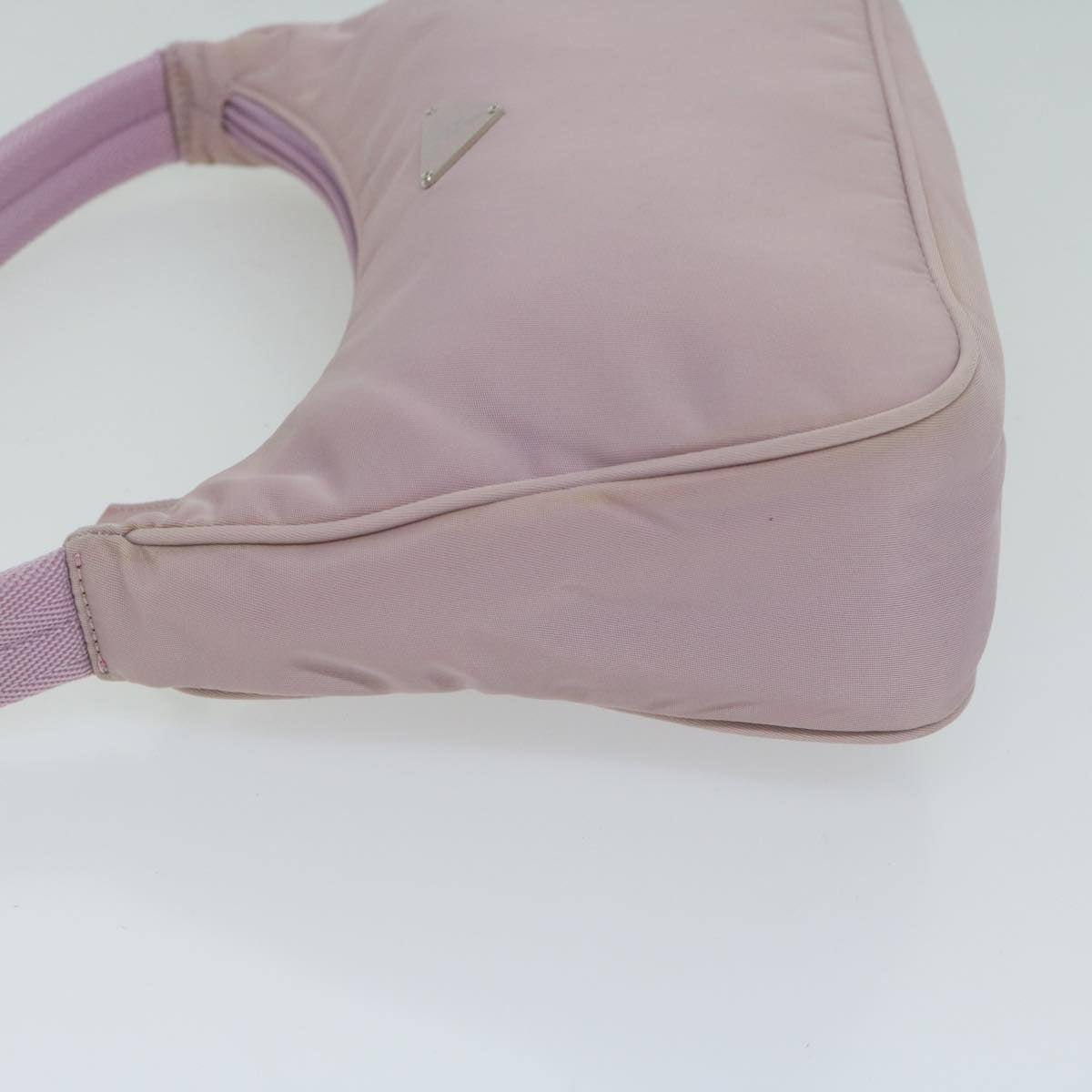 PRADA Hand Bag Nylon Pink 65136