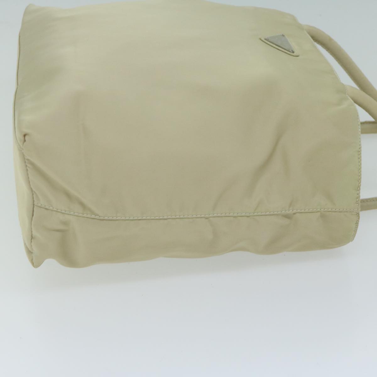 PRADA Tote Bag Nylon Cream 65170