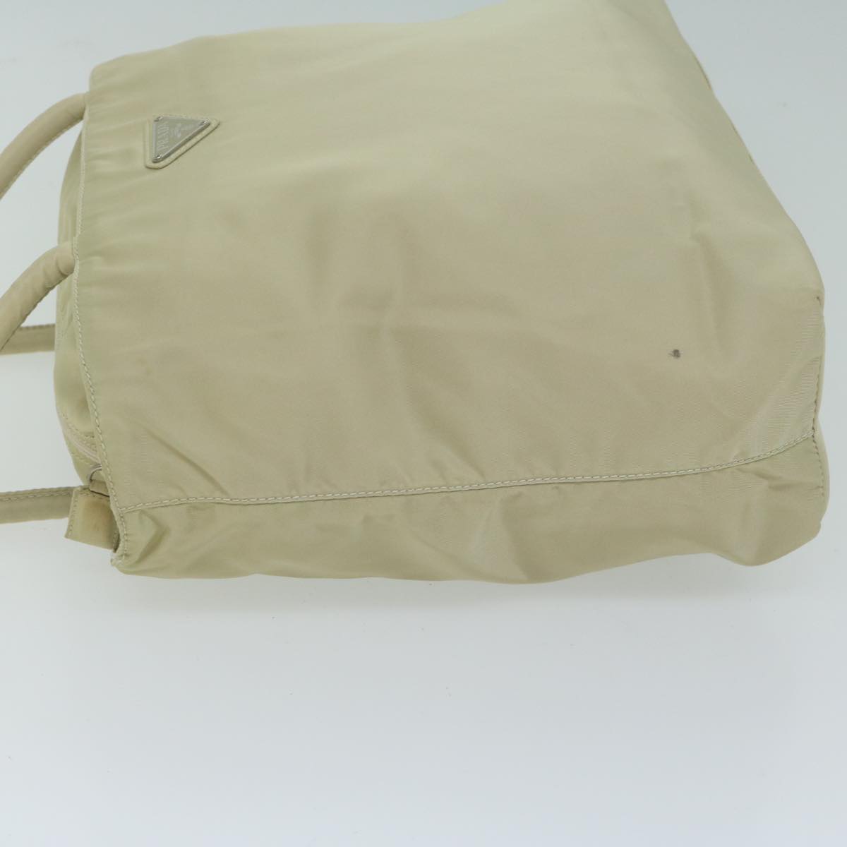 PRADA Tote Bag Nylon Cream 65170