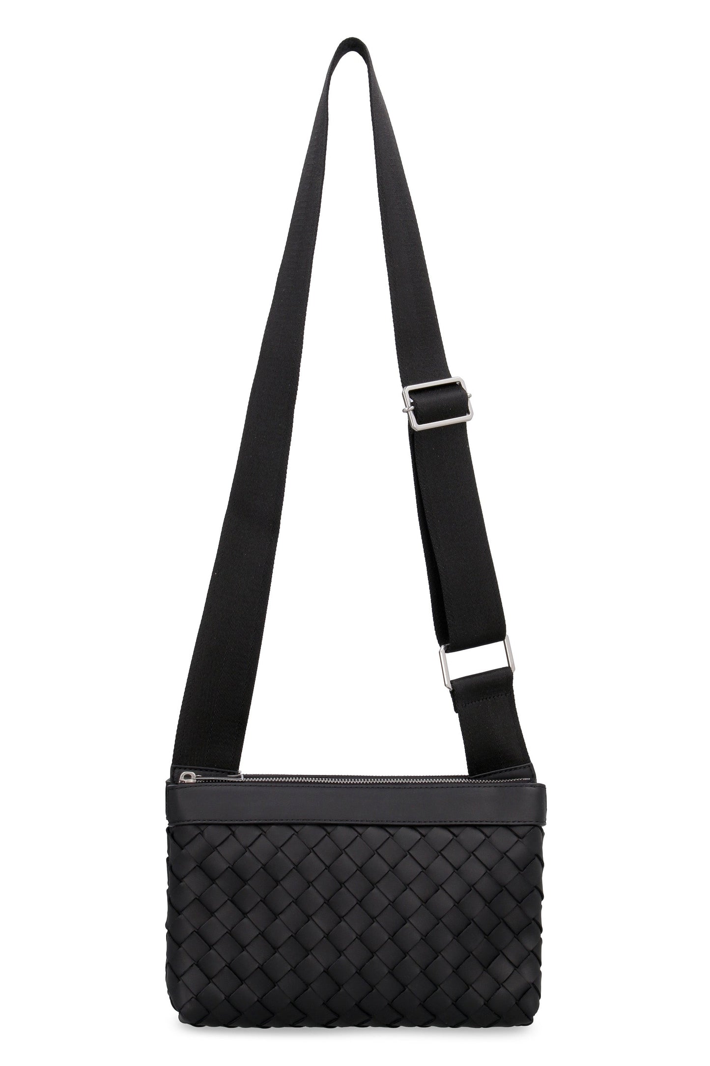 BOTTEGA VENETA Intrecciato Messenger Handbag - 26 CM x 16 CM x 9 CM