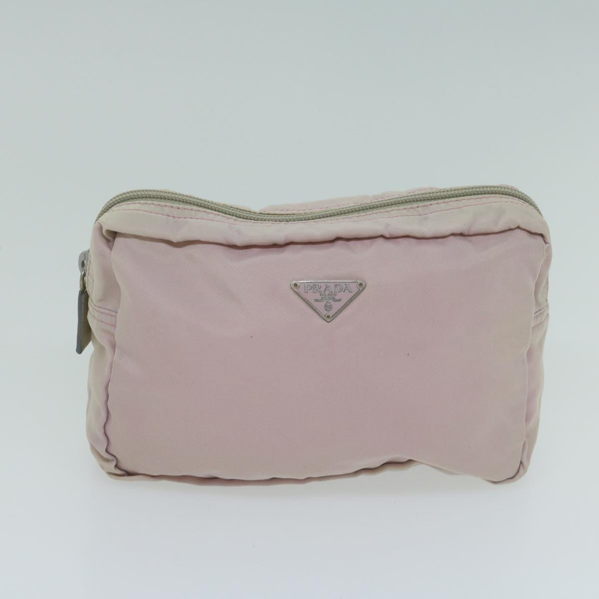 PRADA Pouch Nylon 2Set Pink Beige 65269