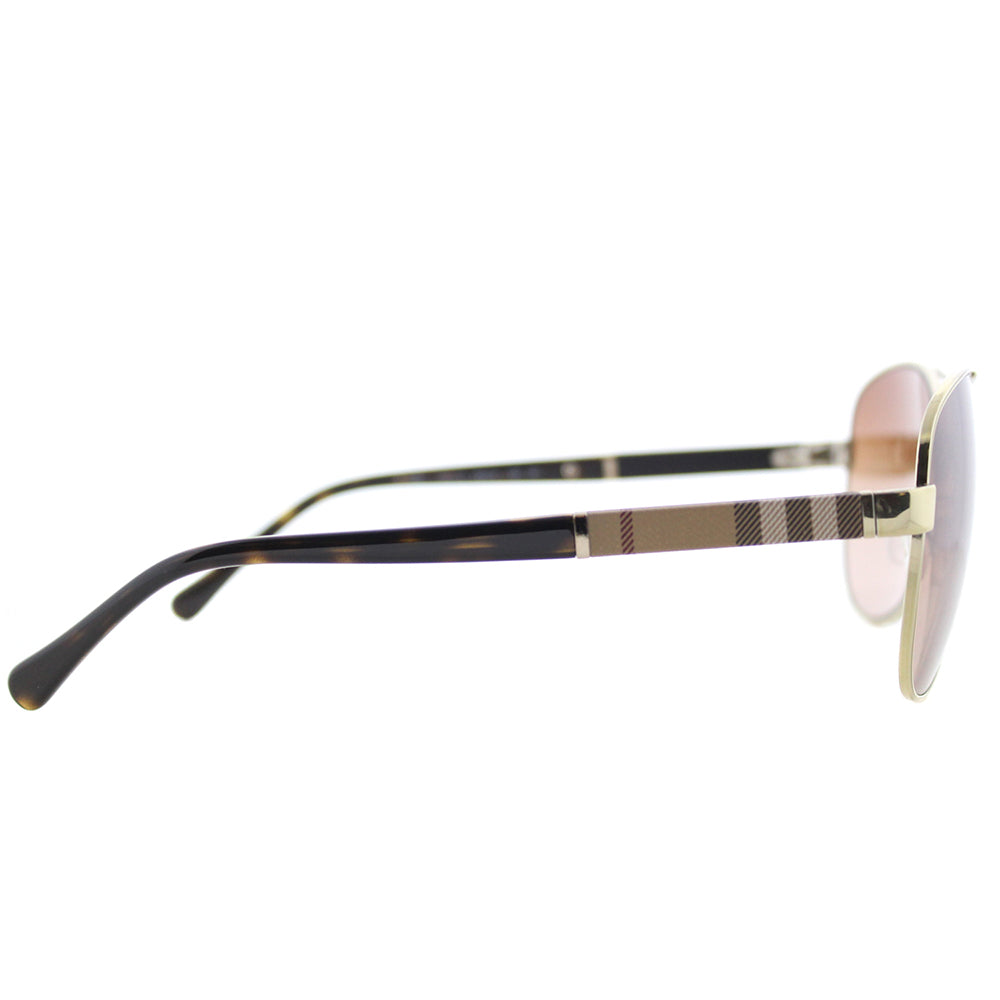 Burberry BE 3080 114513 Unisex Aviator Sunglasses