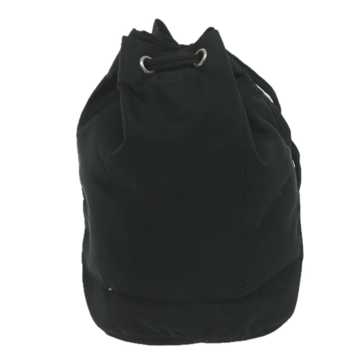 PRADA Drawstring Pouch Pouch Nylon Black 65295